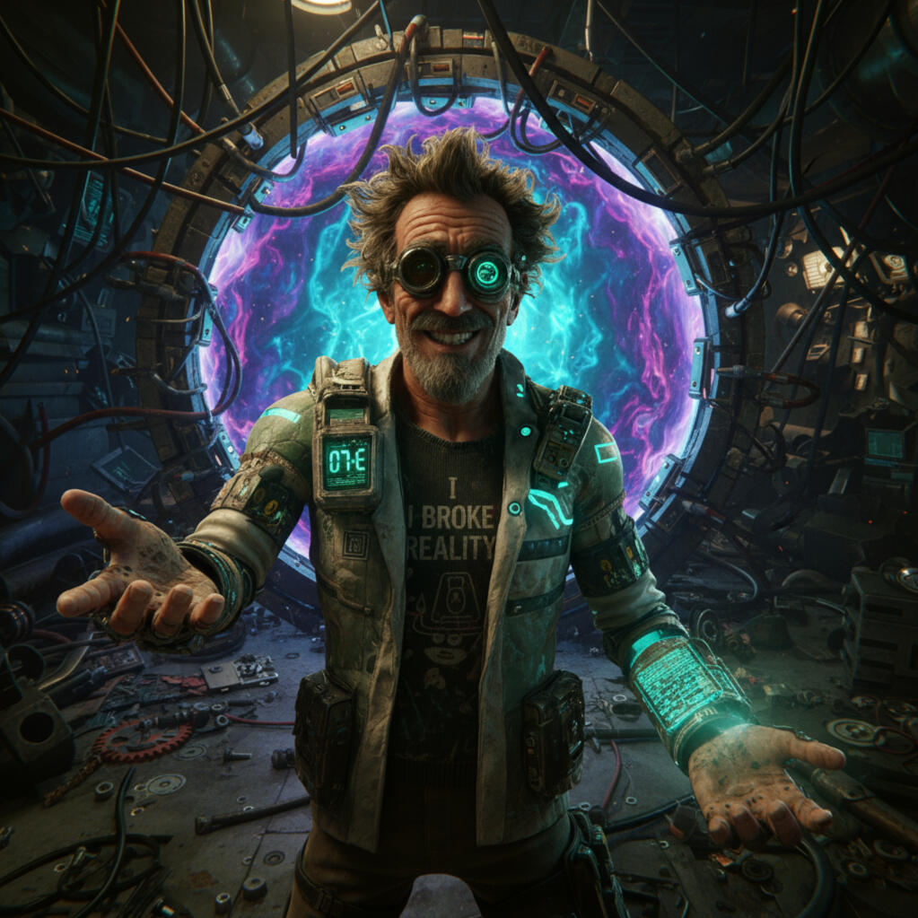 McStark McStark is a Reality Engineer in Tardiverse, highly intelligent, a bit crazy, Australian